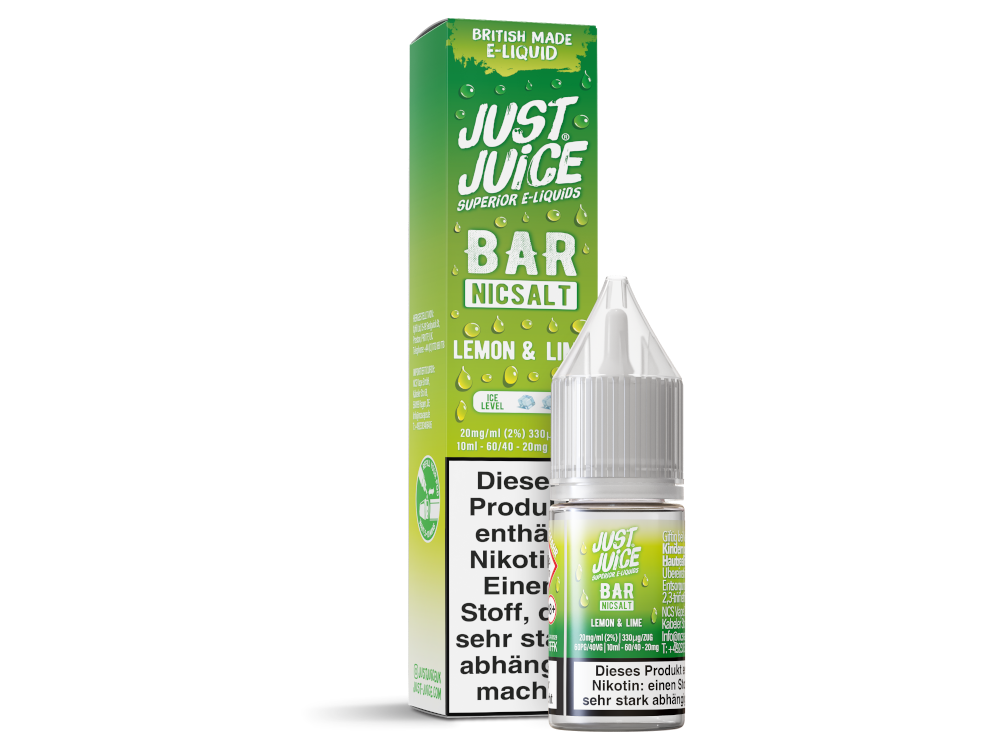 Lemon & Lime - Just Juice Bar Nikotinsalz Liquid