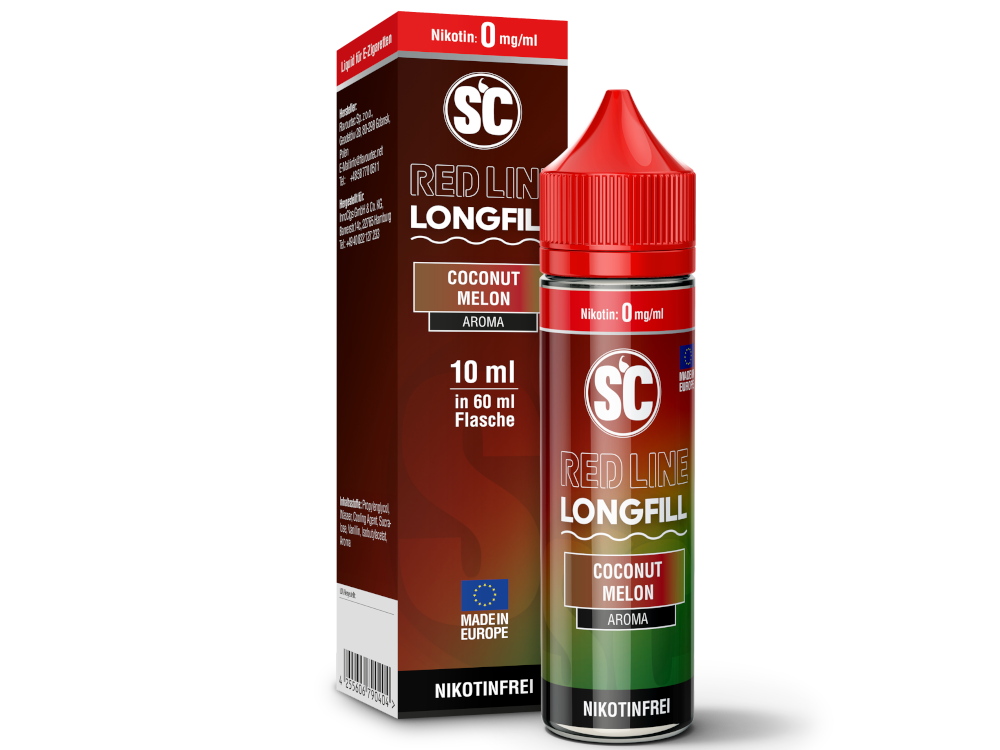 Coconut Melon - Red Line - SC Longfill 10ml