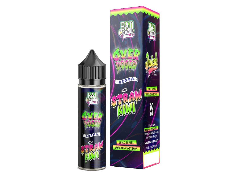 Straw Kiwi - Juicd - Bad Candy Liquids Longfills 10ml
