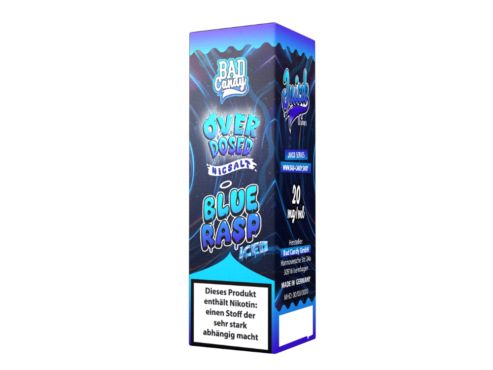 Blue Rasp - Juicd - Bad Candy Nikotinsalz Liquid