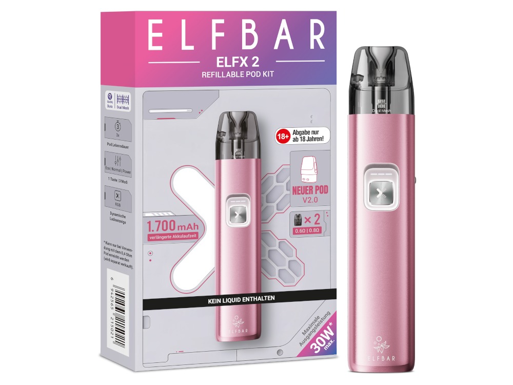 Elfbar - Elfx 2 E-Zigaretten Set