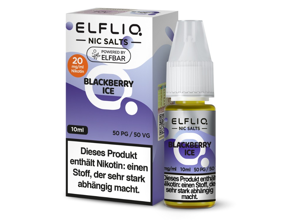 Blackberry Ice - ELFLIQ Nikotinsalz Liquid