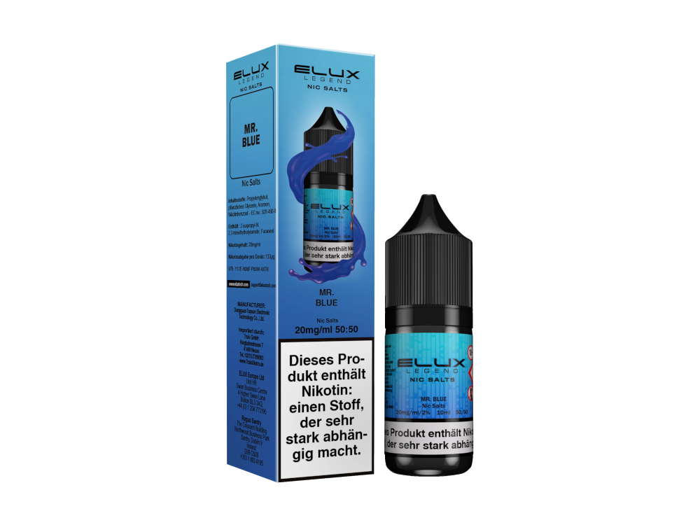 Mr Blue - Elux Nikotinsalz Liquid