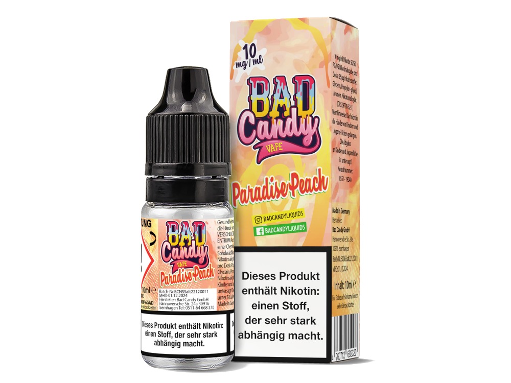 Paradise Peach - Bad Candy Liquids Nikotinsalz Liquid