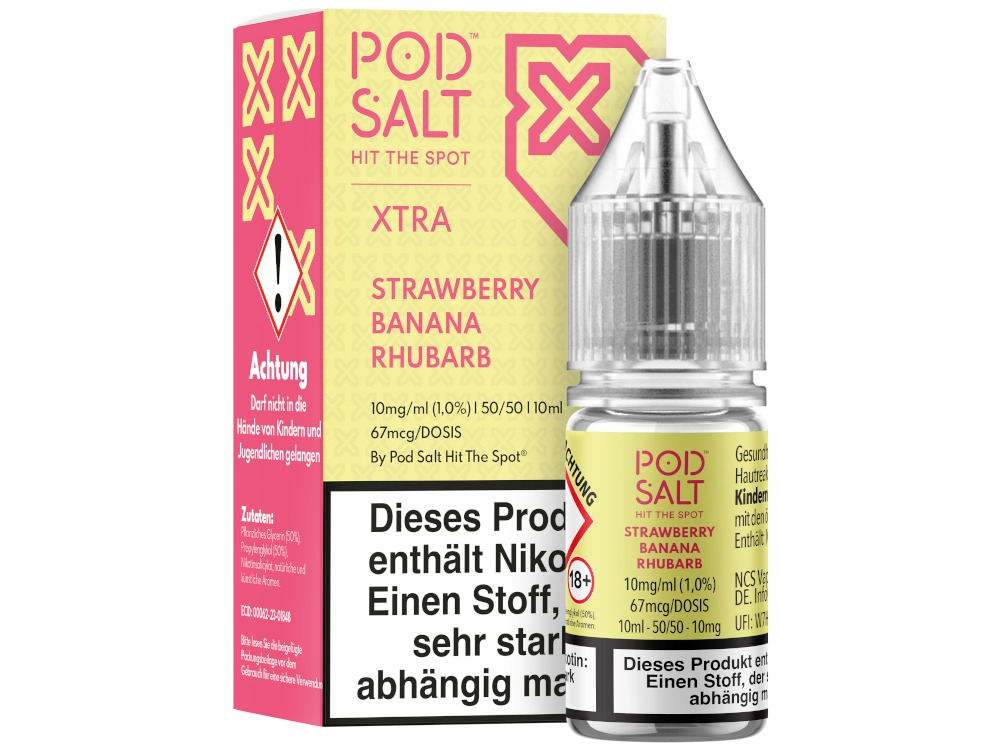 Strawberry Banana Rhubarb - Pod Salt X Nikotinsalz Liquid