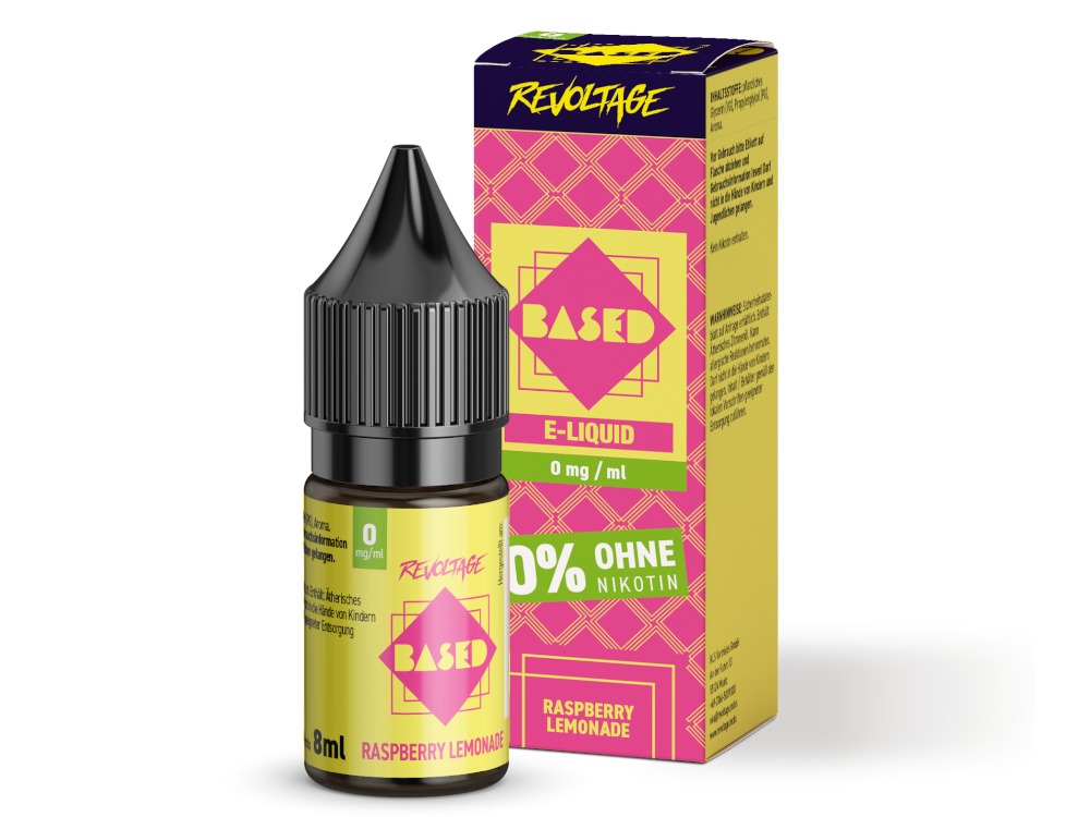 Raspberry Lemonade - BASED - Revoltage Hybrid Nikotinsalz Liquid