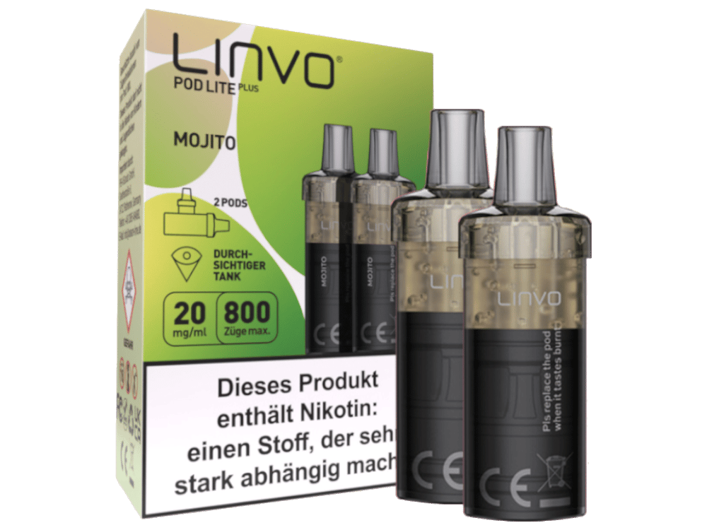 Linvo - Pod Lite Plus Cartridge 20 mg/ml (2 Stück pro Packung)