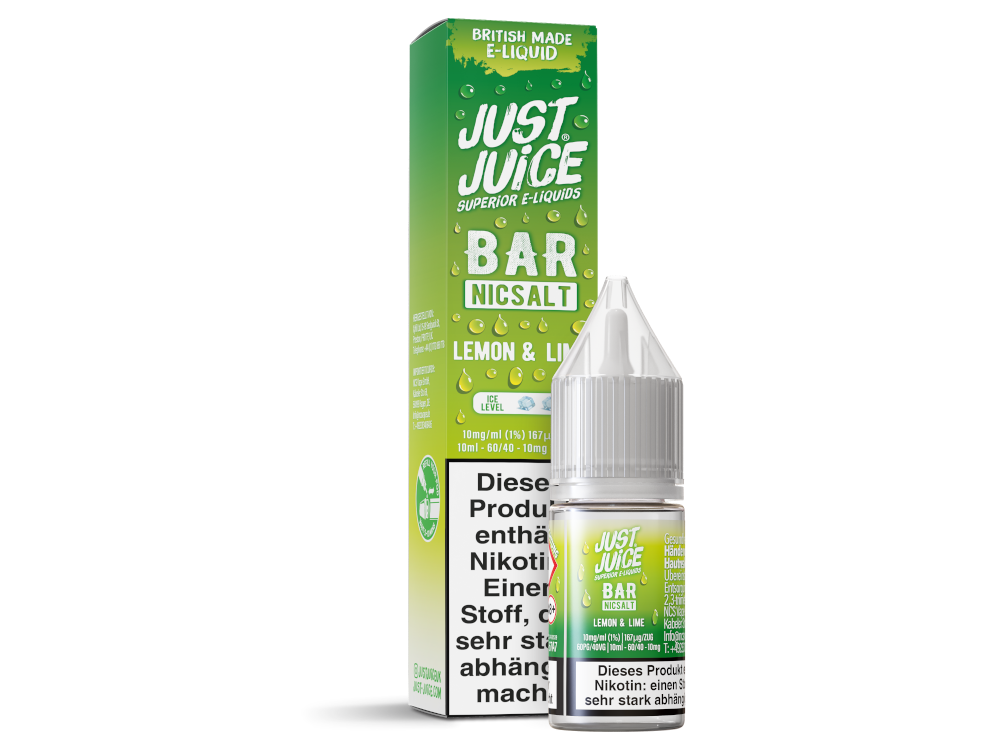 Lemon & Lime - Just Juice Bar Nikotinsalz Liquid