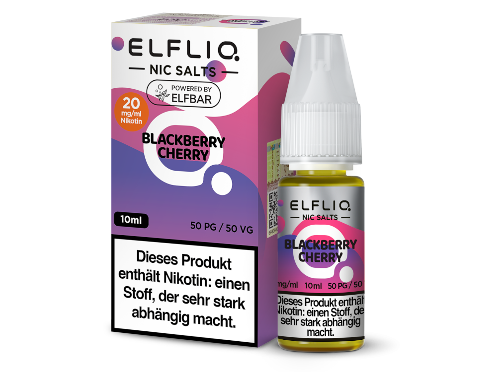 Blackberry Cherry - ELFLIQ Nikotinsalz Liquid