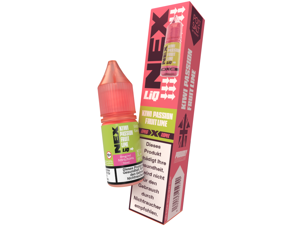 Kiwi Passionfruit Lime - NexLiq - Pod Salt Nikotinsalz Liquid