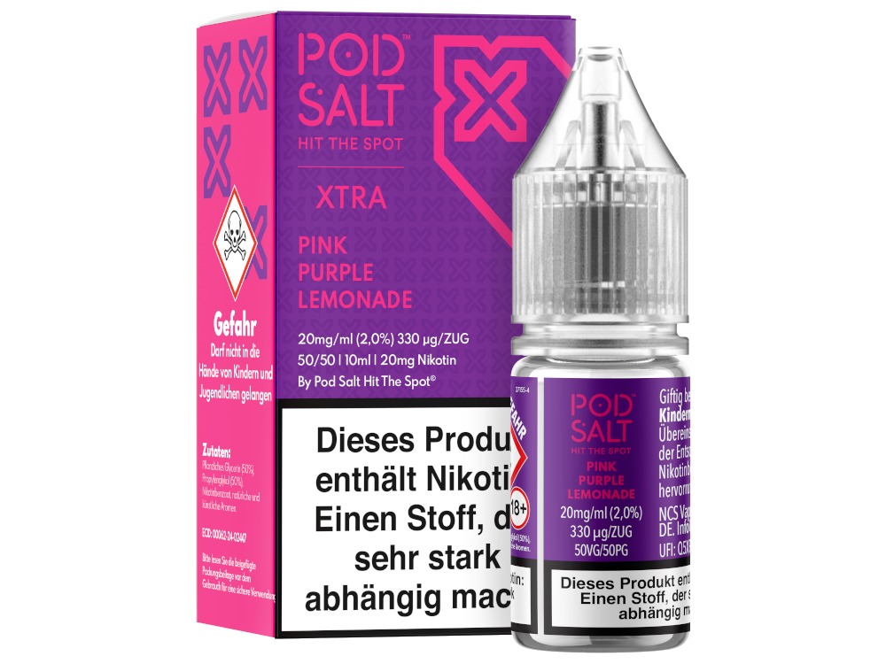 Pink Purple Lemonade - Pod Salt X Nikotinsalz Liquid