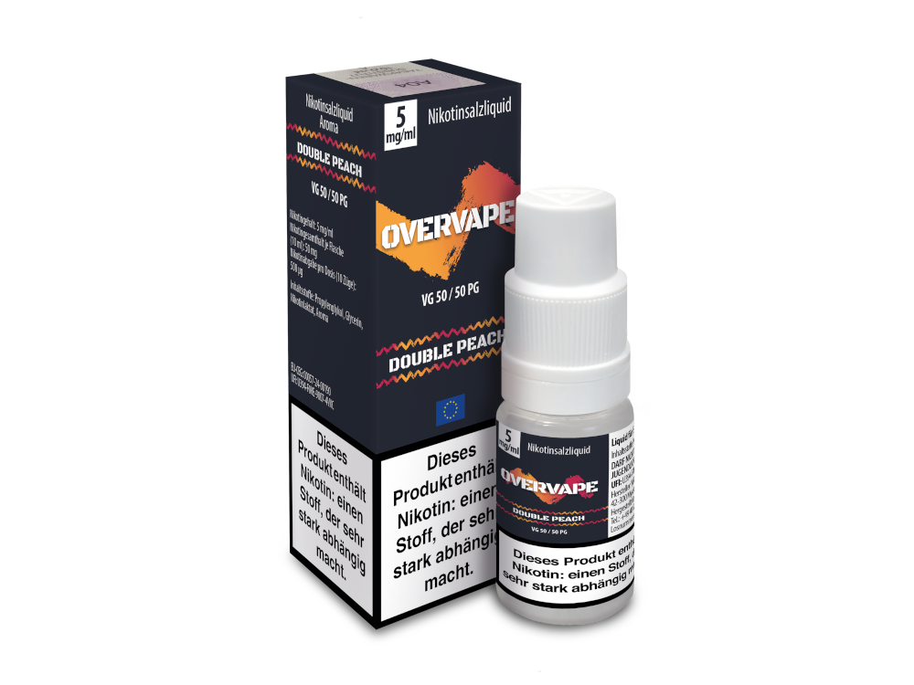 Double Peach - Overvape Nikotinsalz Liquid