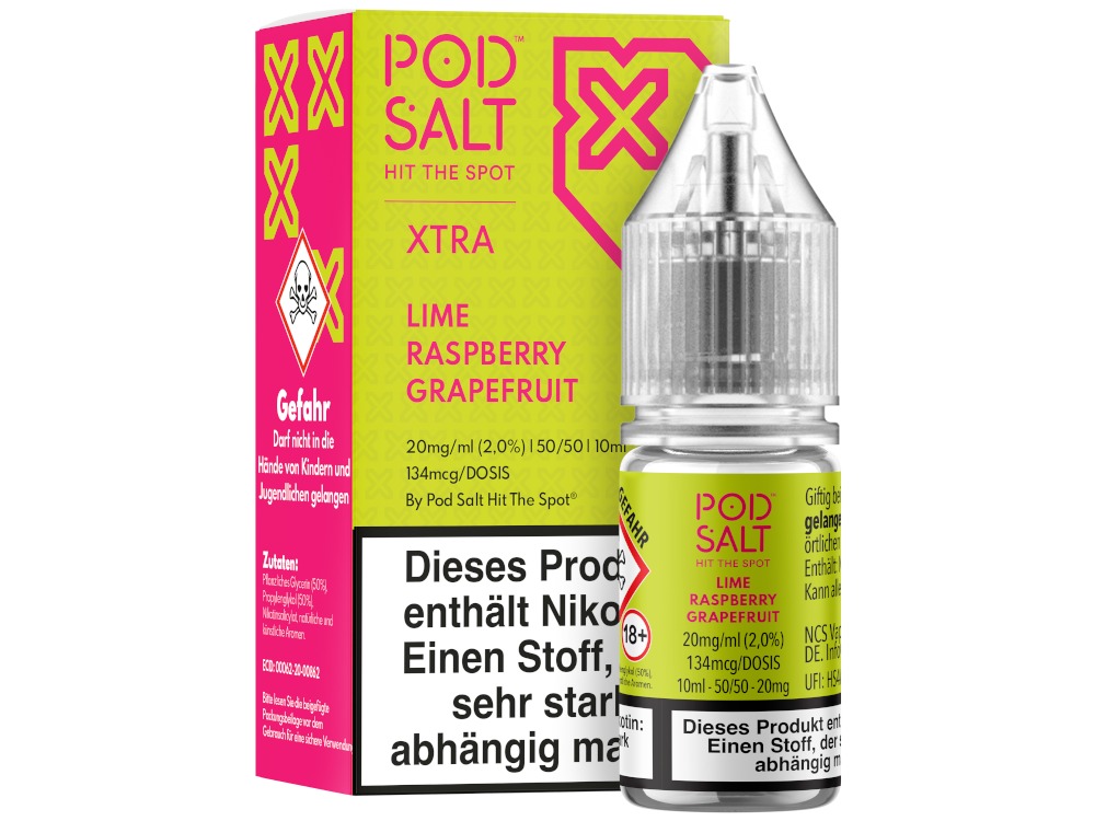 Lime Raspberry Grapefruit - Pod Salt X Nikotinsalz Liquid