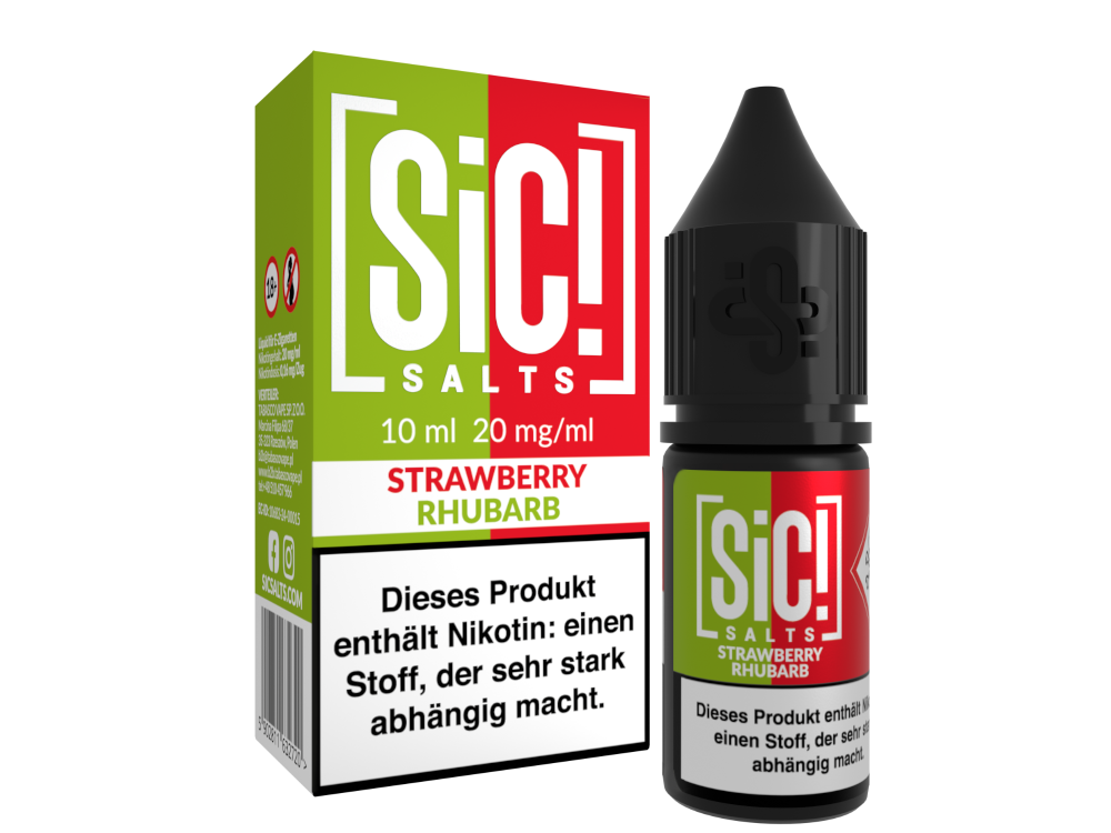 Strawberry Rhubarb - SiC! Salts Nikotinsalz Liquid