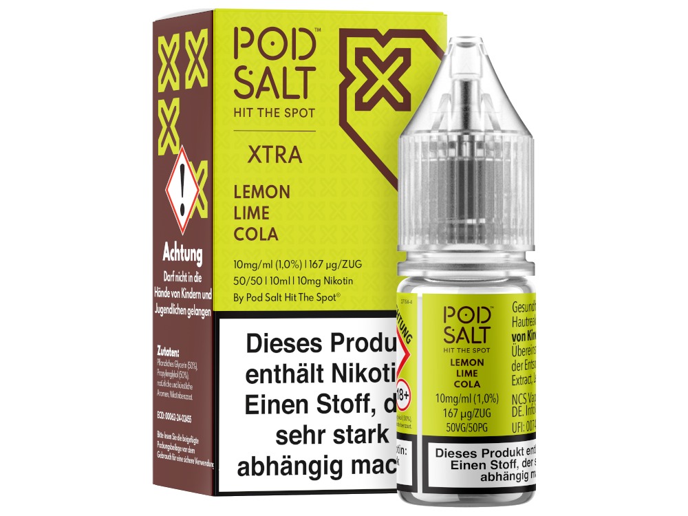 Lemon Lime Cola - Pod Salt X Nikotinsalz Liquid