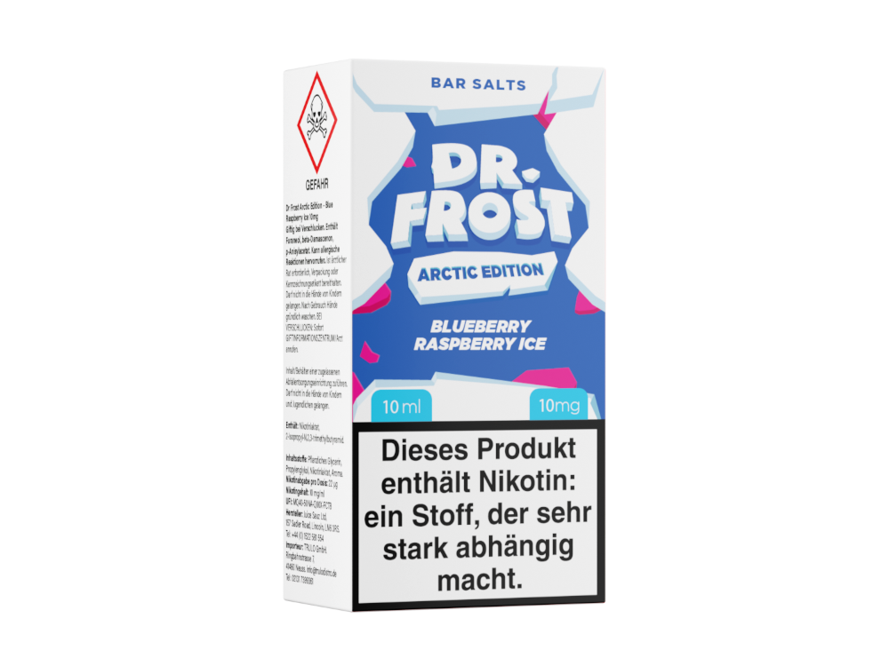 Blueberry Raspberry Ice - Arctic Edition - Dr. Frost Nikotinsalz Liquid