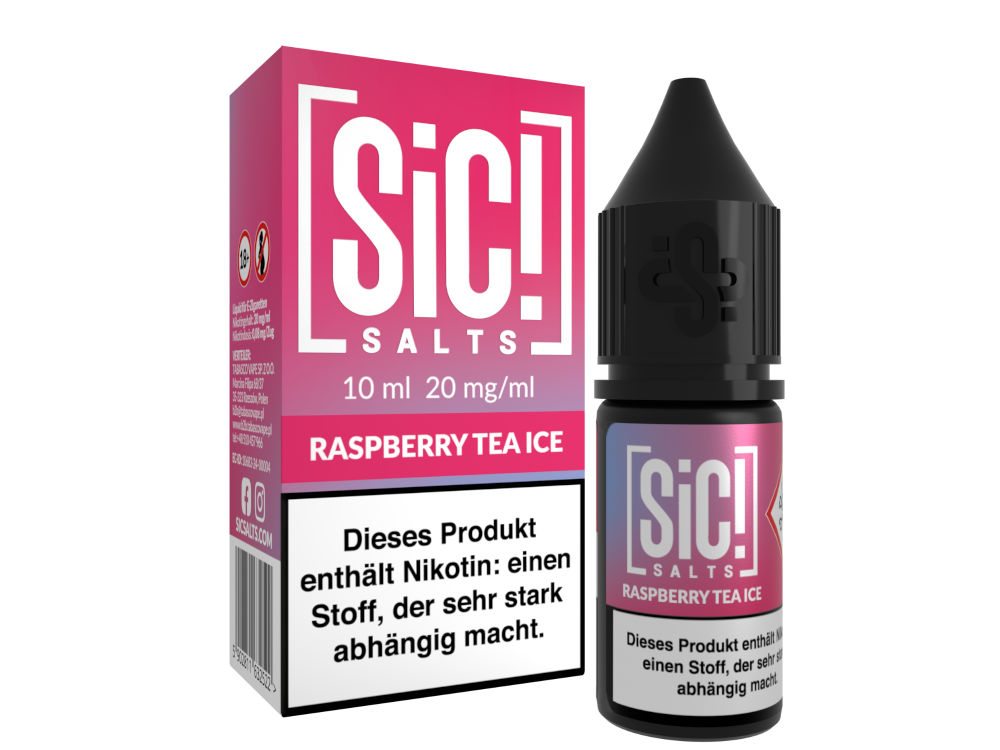 Raspberry Tea Ice - SiC! Salts Nikotinsalz Liquid