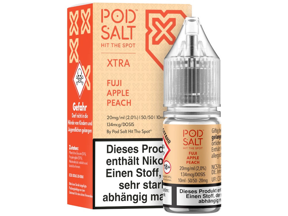 Fuji Apple Peach - Pod Salt X Nikotinsalz Liquid