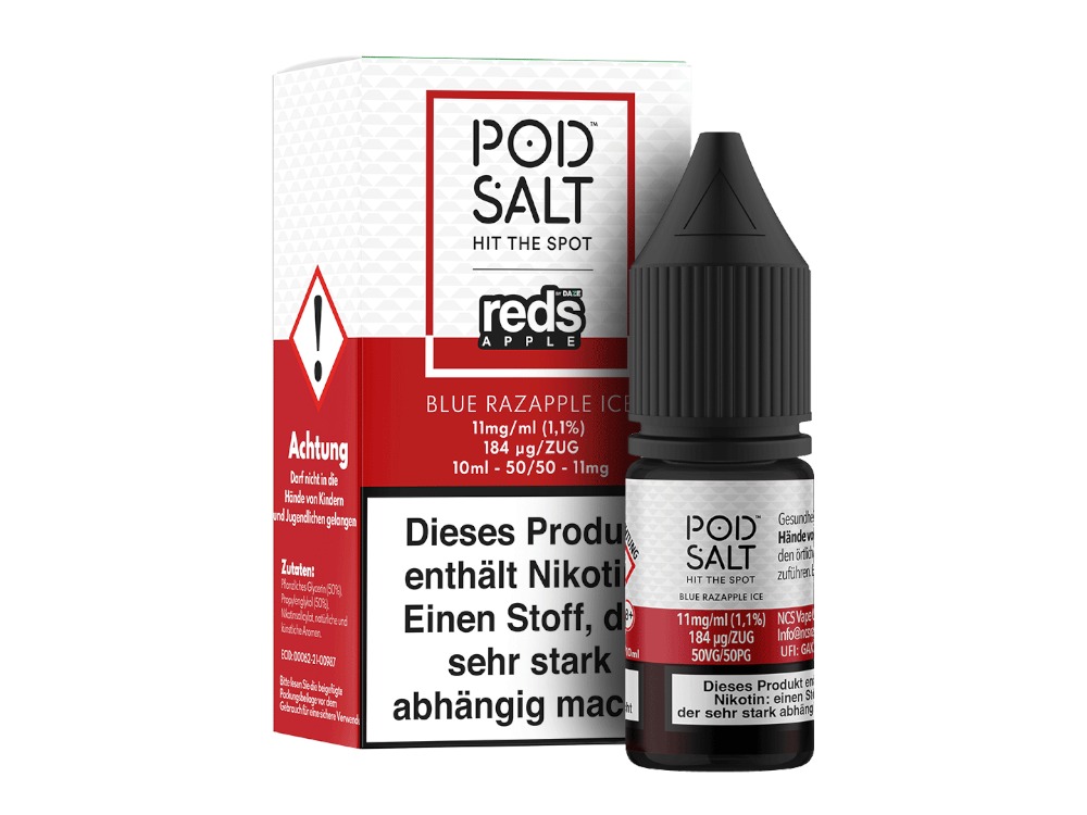 Blue Razapple Ice - Pod Salt Fusion Nikotinsalz Liquid