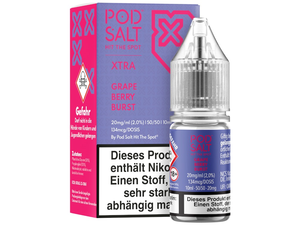Grape Berry Burst - Pod Salt X Nikotinsalz Liquid