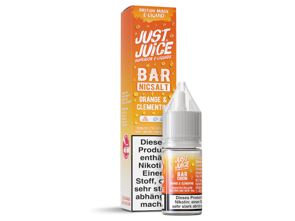 Orange & Clementine - Just Juice Bar Nikotinsalz Liquid