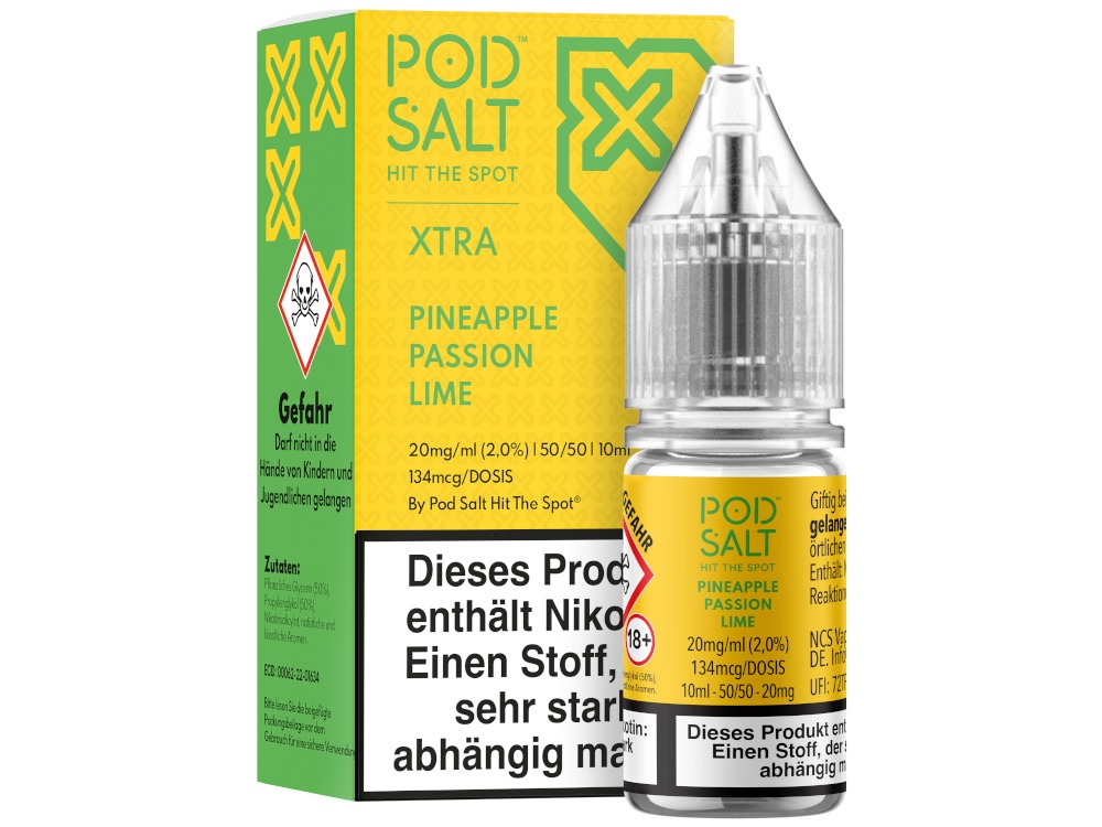Pineapple Passion Lime - Pod Salt X Nikotinsalz Liquid