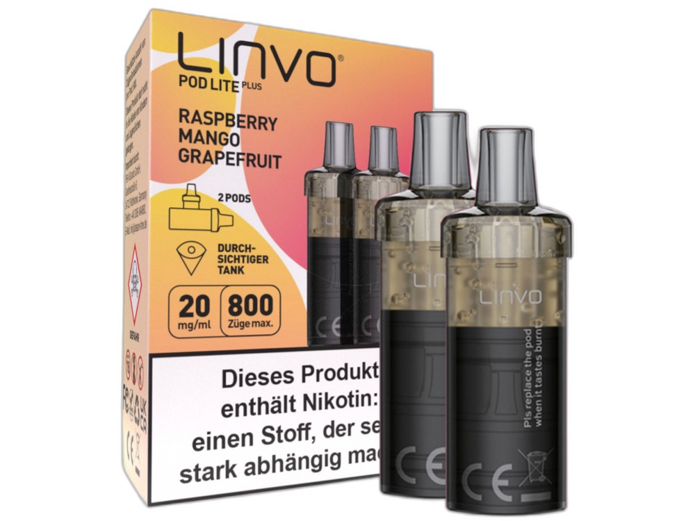 Linvo - Pod Lite Plus Cartridge 20 mg/ml (2 Stück pro Packung)