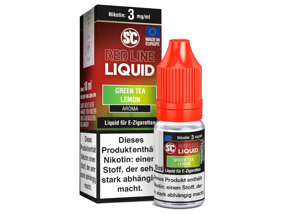 Green Tea Lemon - Red Line - SC Liquid