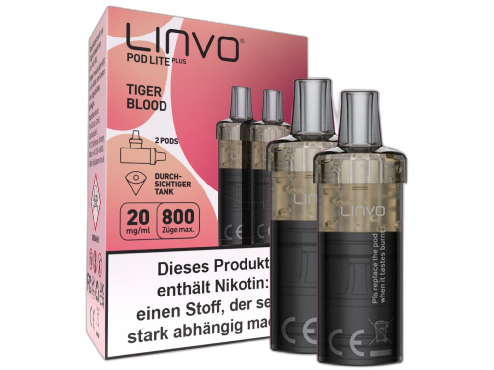 Linvo - Pod Lite Plus Cartridge 20 mg/ml (2 Stück pro Packung)