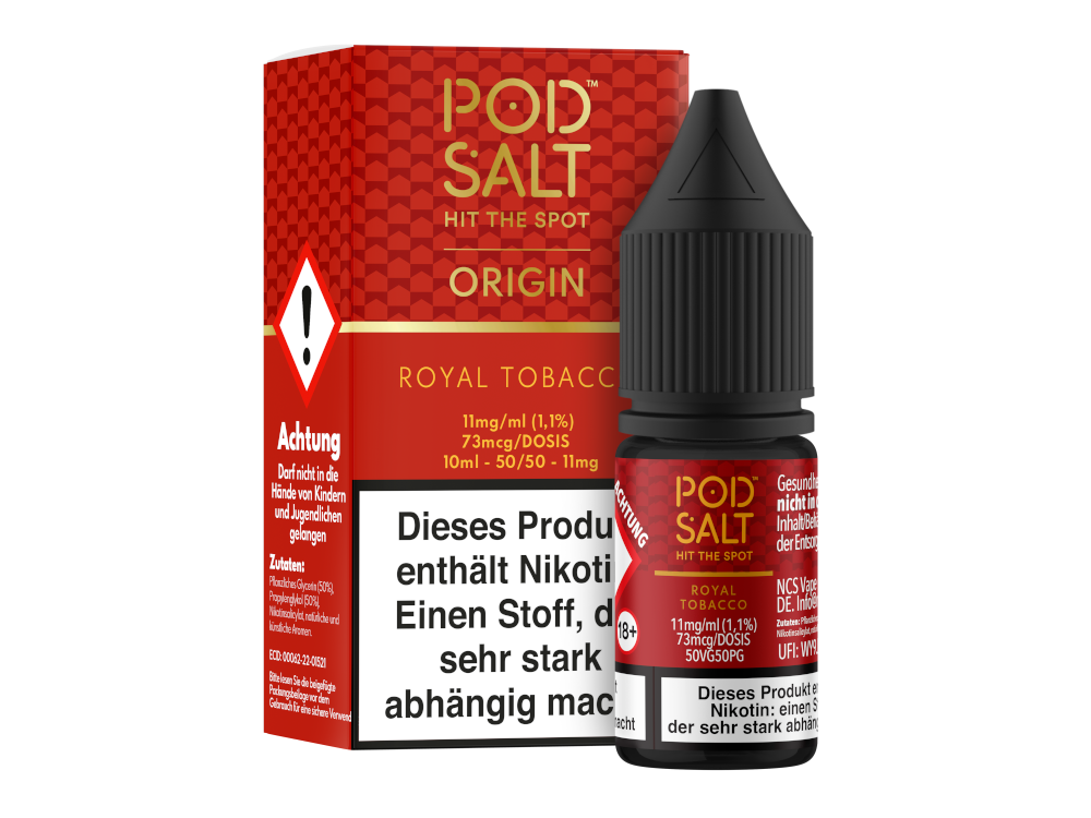 Royal Tobacco - Pod Salt Origin Nikotinsalz Liquid