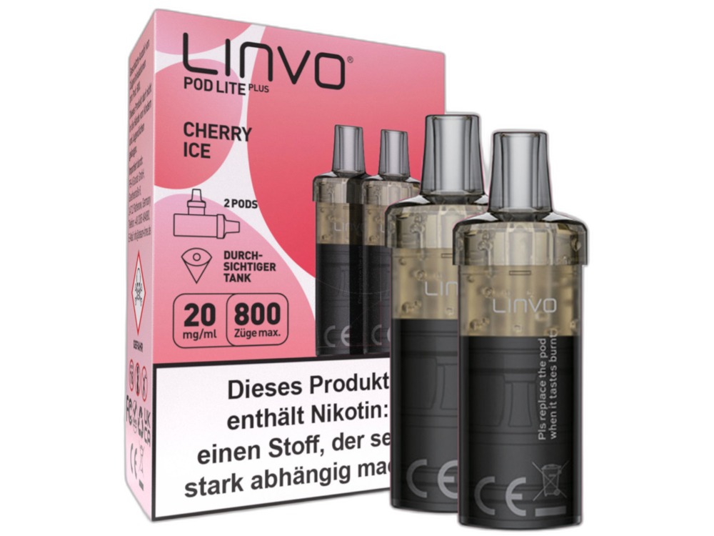 Linvo - Pod Lite Plus Cartridge 20 mg/ml (2 Stück pro Packung)