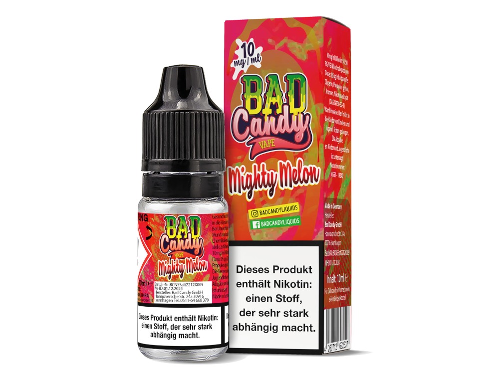 Mighty Melon - Bad Candy Liquids Nikotinsalz Liquid