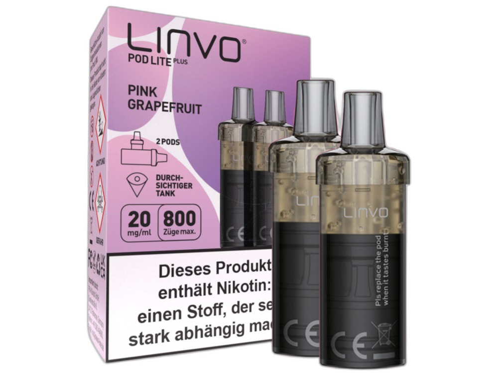 Linvo - Pod Lite Plus Cartridge 20 mg/ml (2 Stück pro Packung)