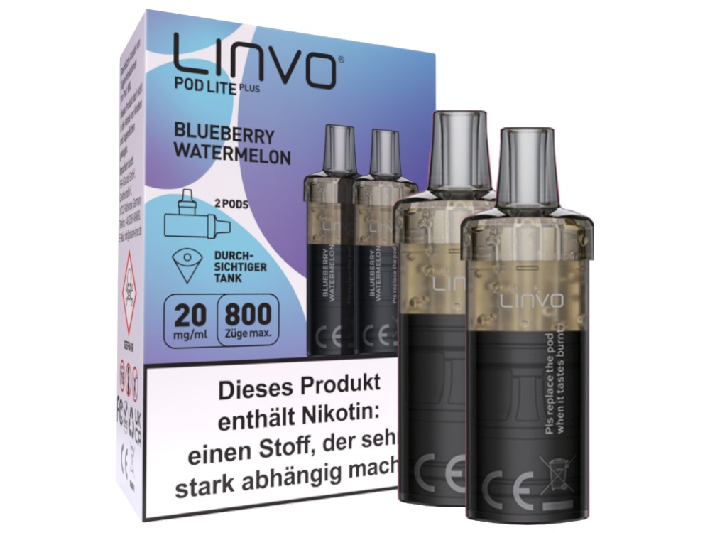 Linvo - Pod Lite Plus Cartridge 20 mg/ml (2 Stück pro Packung)