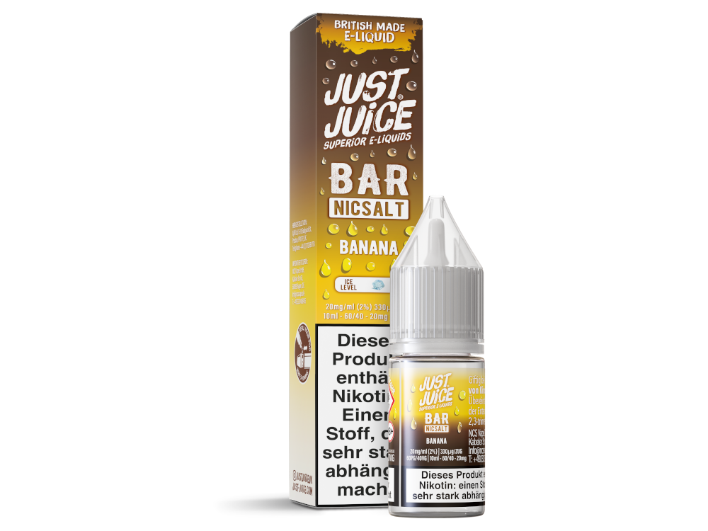 Banana - Just Juice Bar Nikotinsalz Liquid