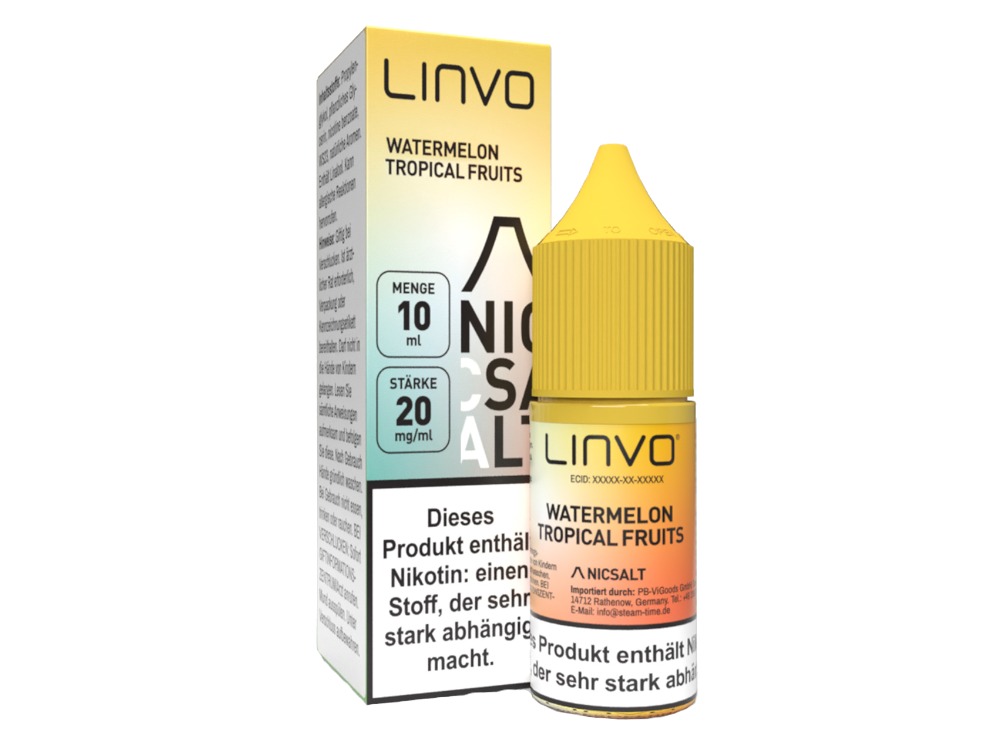 Watermelon Tropical Fruits - Linvo Nikotinsalz Liquid