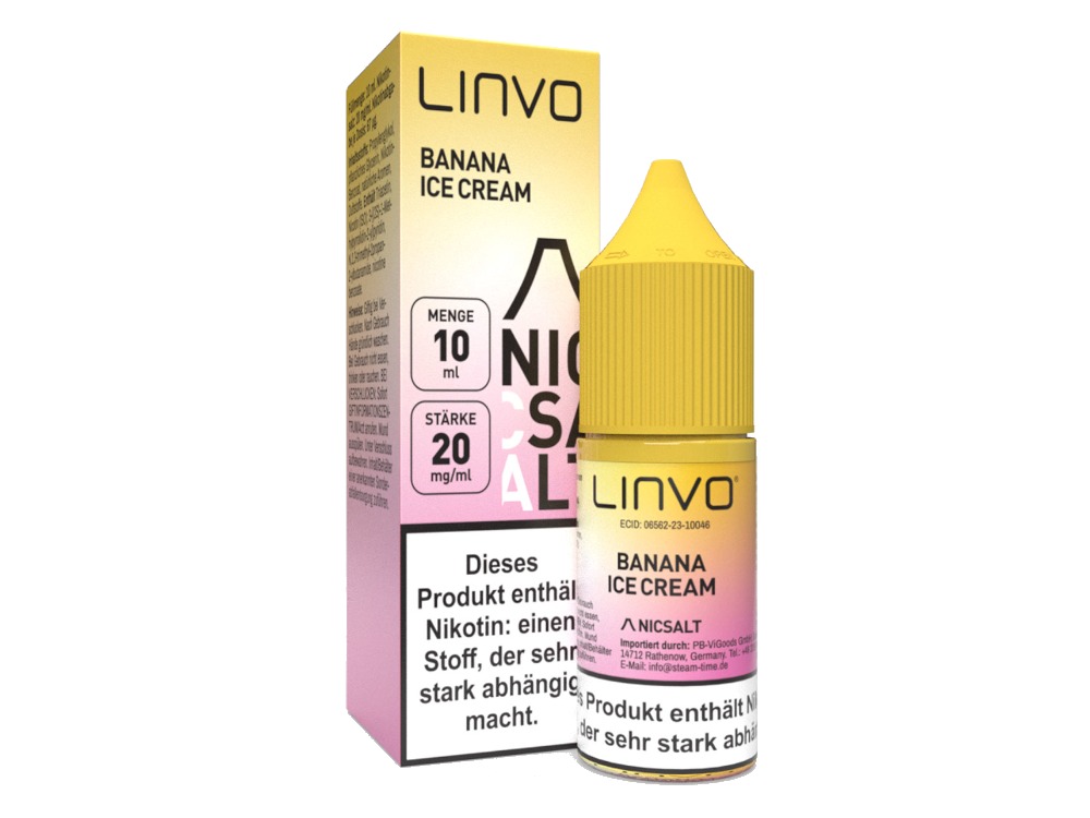 Banana Ice Cream - Linvo Nikotinsalz Liquid