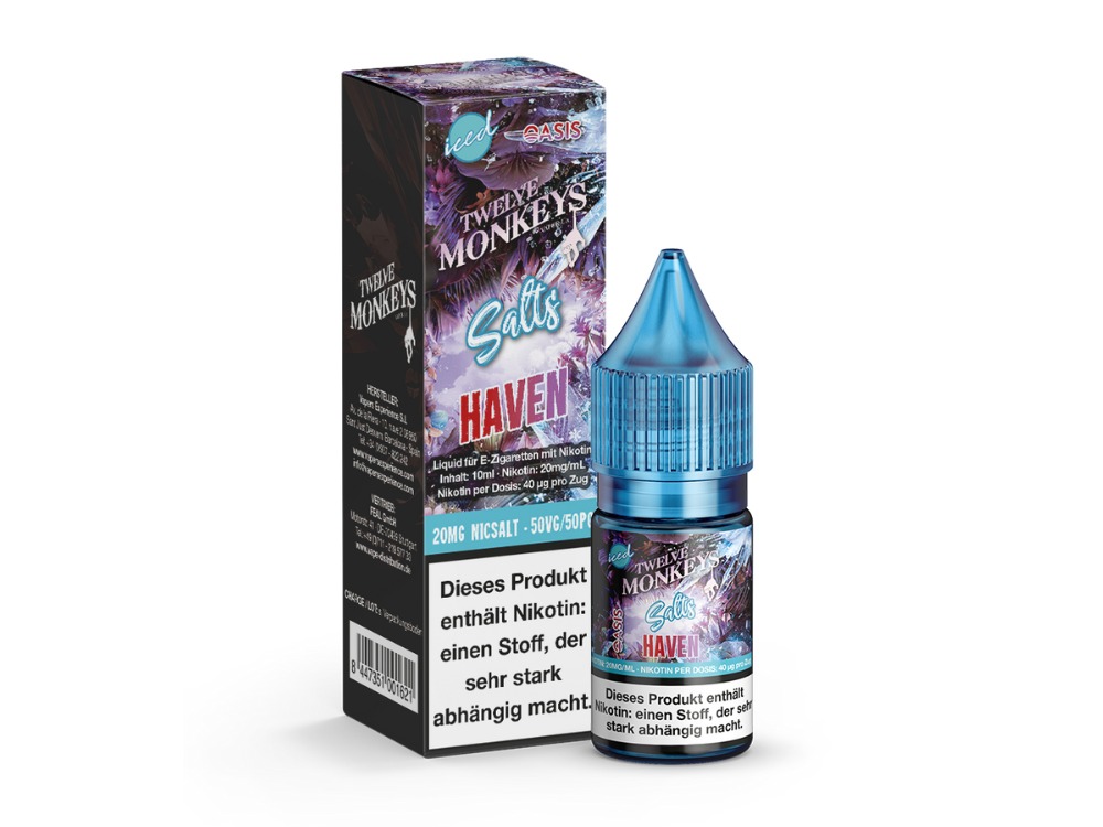Haven - Iced - Twelve Monkeys Nikotinsalz Liquid