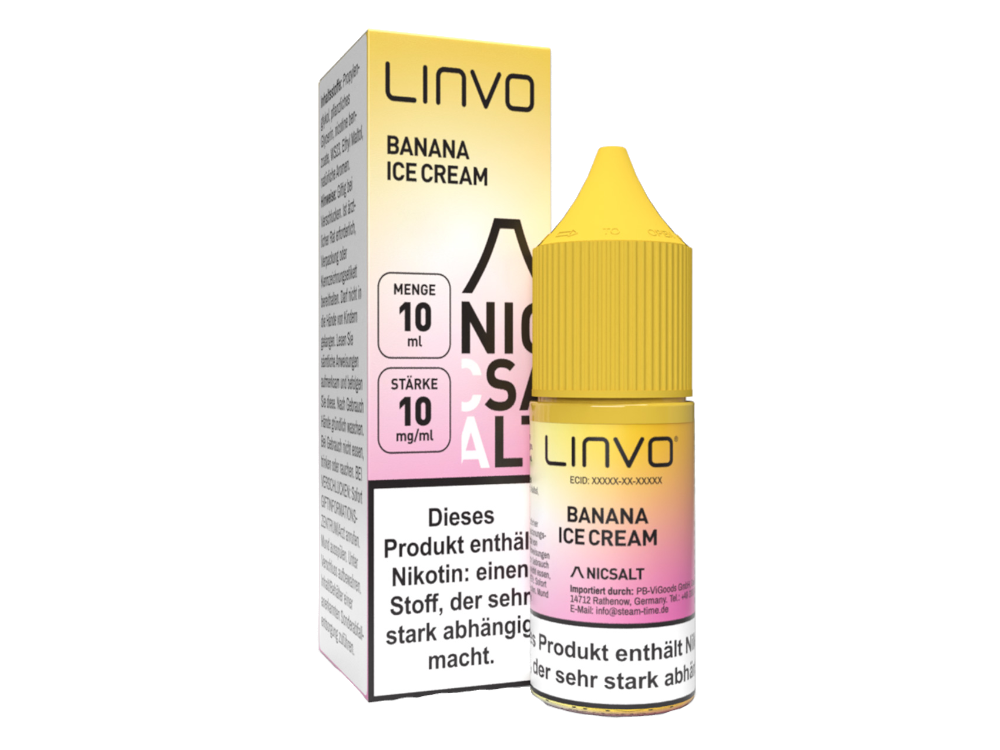 Banana Ice Cream - Linvo Nikotinsalz Liquid