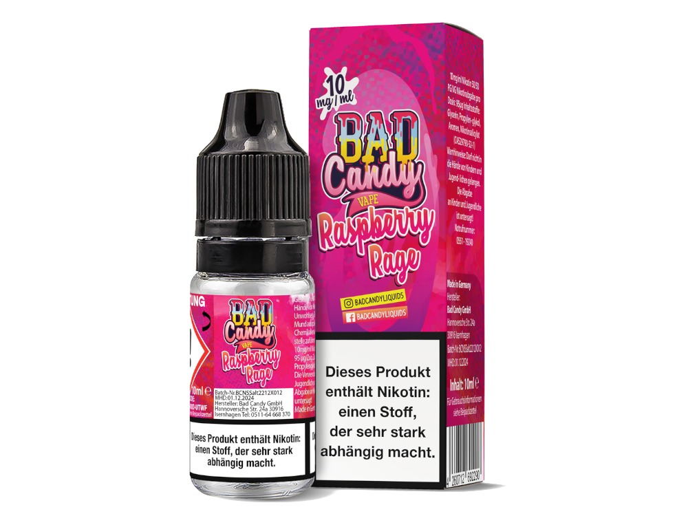 Raspberry Rage - Bad Candy Liquids Nikotinsalz Liquid