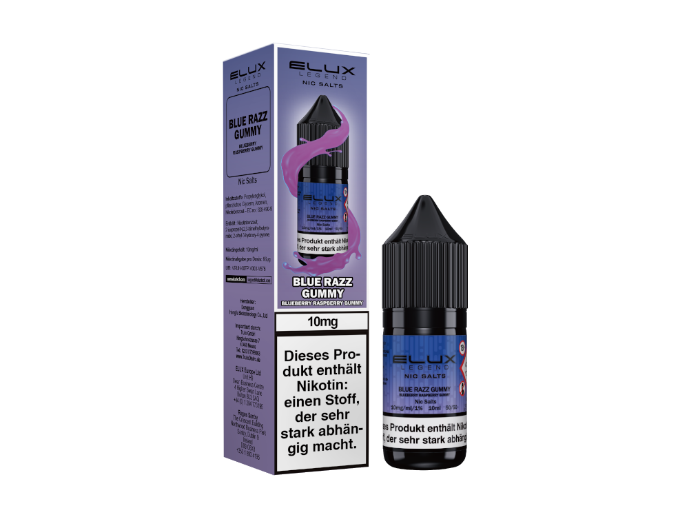 Blue Razz Gummy - Elux Nikotinsalz Liquid