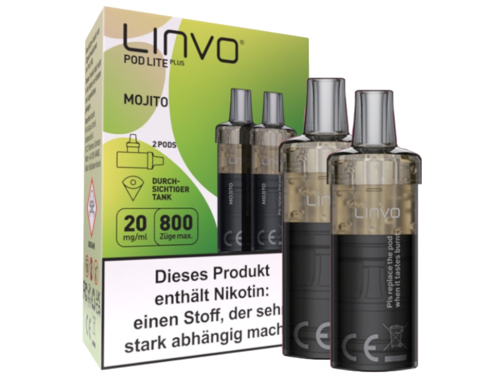 Linvo - Pod Lite Plus Cartridge 20 mg/ml (2 Stück pro Packung)