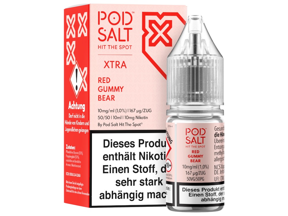 Red Gummy Bear - Pod Salt X Nikotinsalz Liquid