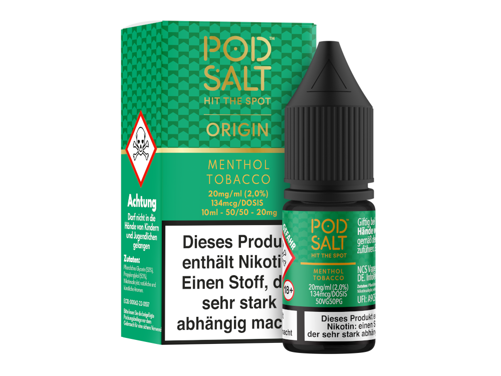 Menthol Tobacco - Pod Salt Origin Nikotinsalz Liquid