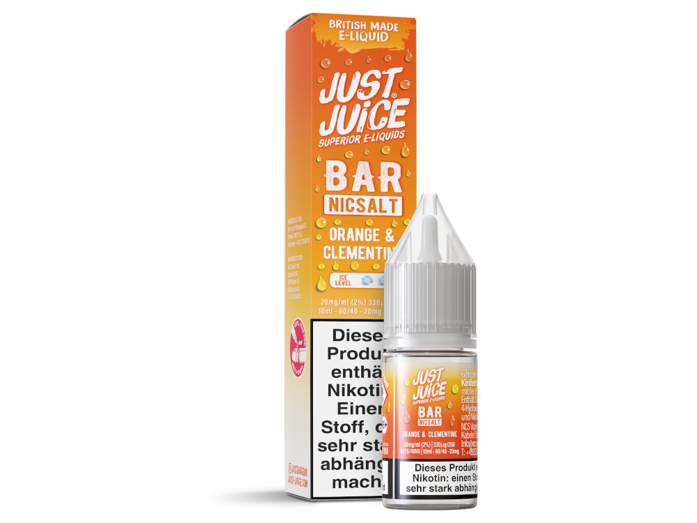 Orange & Clementine - Just Juice Bar Nikotinsalz Liquid