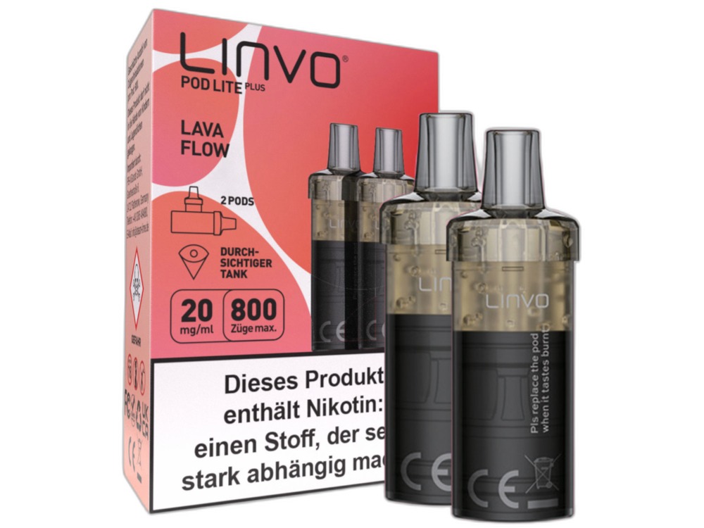 Linvo - Pod Lite Plus Cartridge 20 mg/ml (2 Stück pro Packung)