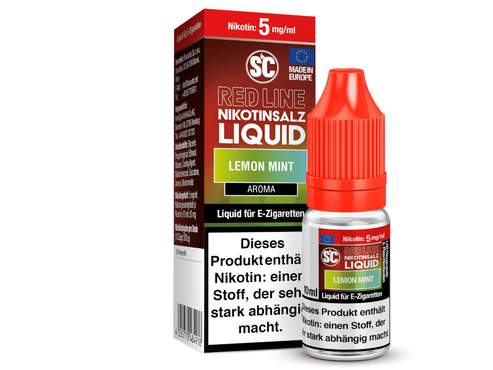 Lemon Mint - Red Line - SC Nikotinsalz Liquid
