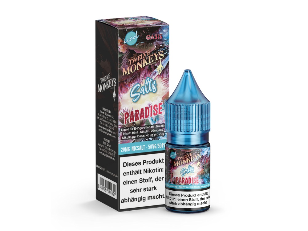 Paradise - Iced - Twelve Monkeys Nikotinsalz Liquid
