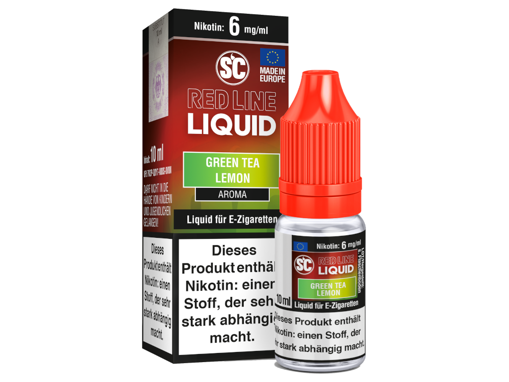 Green Tea Lemon - Red Line - SC Liquid