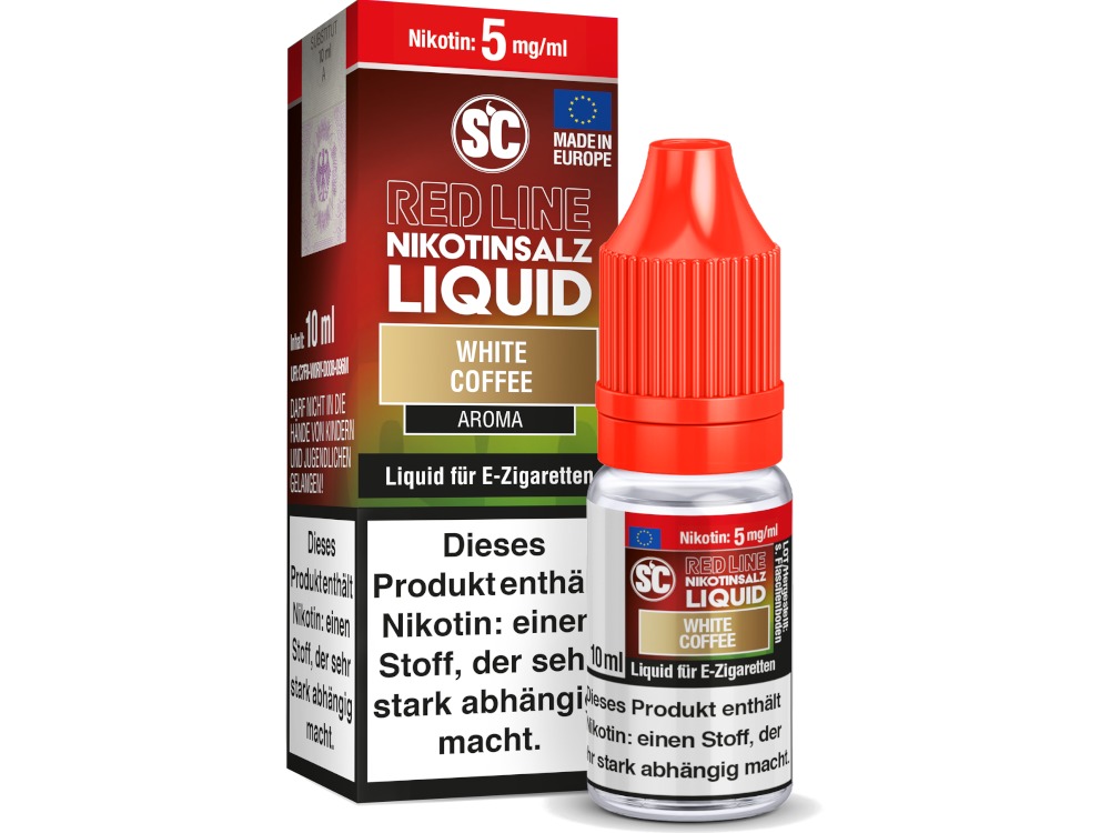 White Coffee - Red Line - SC Nikotinsalz Liquid